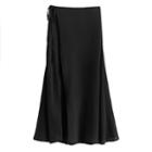 Women's Wrap Maxi Cover Up In Black | Size: S/m | Cotton Blend By Cuyana
