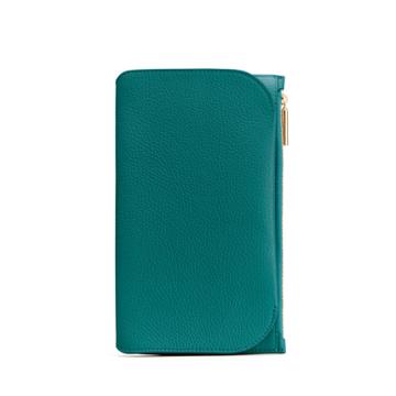 Women's System Phone Wallet In Emerald | Pebbled Leather By Cuyana