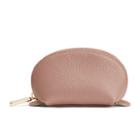 Women's Mini Travel Case In Soft Rose | Pebbled Leather By Cuyana