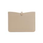 Women's System Laptop Sleeve In Stone | Size: 13 | Pebbled Leather By Cuyana