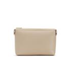 Women's System Zipper Pouch Insert In Stone | Size: Small | Pebbled Leather By Cuyana