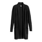 Women's Long Cardigan In Black | Size: S/m | Single-origin Cashmere By Cuyana