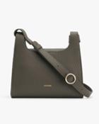 Women's Mini Double Loop Bag In Green | Pebbled Leather By Cuyana