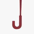 Women's Letter Charm In Ruby/nude | Size: J | Pebbled Leather By Cuyana