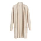 Women's Long Cardigan In Beige | Size: S/m | Single-origin Cashmere By Cuyana