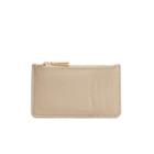 Women's Zip Cardholder In Grey | Pebbled Leather By Cuyana