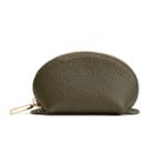 Women's Mini Travel Case In Dark Olive | Pebbled Leather By Cuyana