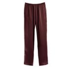 Women's Washable Charmeuse Tapered Pant In Plum | Size: Large | Washable Charmeuse Silk By Cuyana