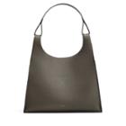 Women's Oversized Double Loop Bag In Dark Olive | Pebbled Leather By Cuyana