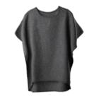 Women's Oversized Alpaca Sweater In Charcoal | Size: Medium/large | 100% Baby Alpaca By Cuyana