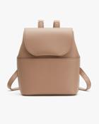 Women's Mini Leather Backpack In Brown | Pebbled Leather By Cuyana