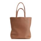 Women's Tall Easy Tote Bag In Caramel | Size: Tall | Pebbled Leather By Cuyana