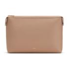 Women's System Zipper Pouch Insert In Cappuccino | Size: Large | Pebbled Leather By Cuyana