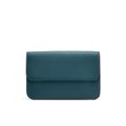 Women's System Flap Bag In Deep Ocean | Pebbled Leather By Cuyana