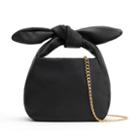 Women's Mini Bow Bag In Black | Pebbled Leather By Cuyana