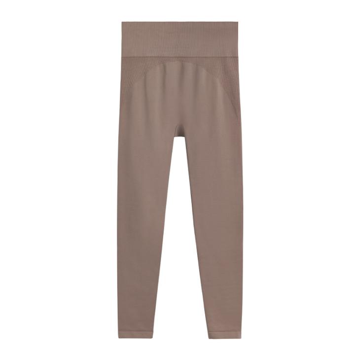 Women's Stretch High Waist Leggings In Mushroom | Size: S/m | Recycled Polyamide Blend By Cuyana