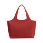 Women's System Tote Bag In Poppy | Size: 16 | Pebbled Leather By Cuyana