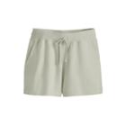 Women's French Terry Shorts In Sage | Size: Large | Organic Cotton Modal Blend By Cuyana