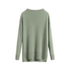 Women's Funnel Neck Sweater In Leaf | Size: S/m | Single-origin Cashmere By Cuyana