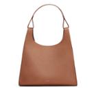 Women's Oversized Double Loop Bag In Caramel | Pebbled Leather By Cuyana