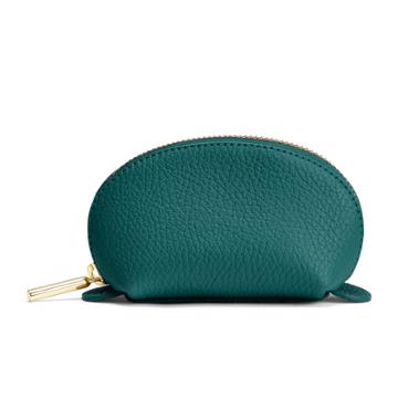 Women's Mini Travel Case In Jade | Pebbled Leather By Cuyana