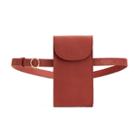 Women's Convertible Belt Bag In Rust | Pebbled Leather By Cuyana