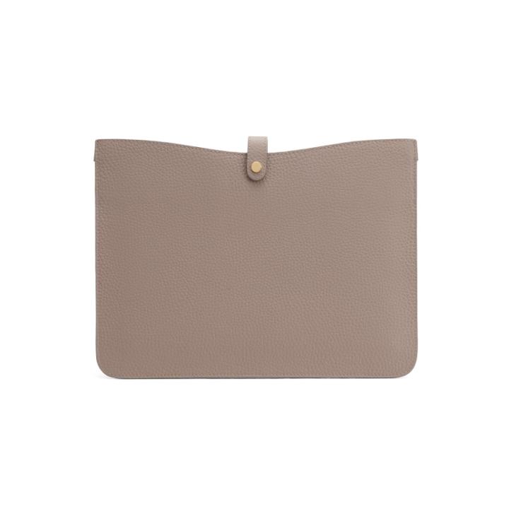 Women's System Laptop Sleeve In Clay | Size: 16 | Pebbled Leather By Cuyana