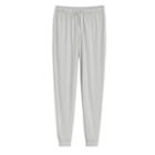 Women's Organic Pima Tapered Pant In Pearl Grey | Size: Large | Organic Pima Cotton By Cuyana
