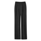 Women's Washable Charmeuse Wide-leg Pant In Black | Size: Xs | Washable Charmeuse Silk By Cuyana