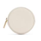 Women's Circle Pouch Add-on In Ecru | Pebbled Leather By Cuyana