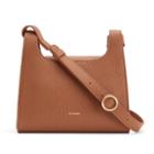 Women's Mini Double Loop Bag In Caramel | Pebbled Leather By Cuyana