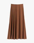 Women's Maxi Skirt In Brown | Size: Xs | Washable Silk By Cuyana