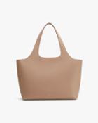 Women's System Tote Bag In Cappuccino | Size: 13 | Pebbled Leather By Cuyana