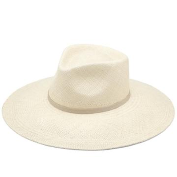 Women's Wide Brim Panama* Hat In Natural | Size: 56 | Toquilla Straw By Cuyana