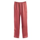 Women's Washable Charmeuse Tapered Pant In Passion Fruit | Size: Large | Washable Charmeuse Silk By Cuyana