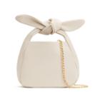 Women's Mini Bow Bag In Cream | Pebbled Leather By Cuyana