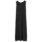 Women's Drape-back Dress In Black | Size: Large | Pima Modal Spandex Blend By Cuyana