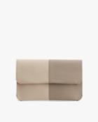 Women's System Flap Bag In Stone/pebble | Pebbled Leather By Cuyana