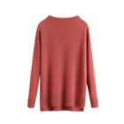 Women's Funnel Neck Sweater In Passion/fruit | Size: S/m | Single-origin Cashmere By Cuyana