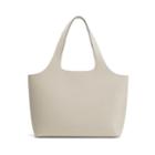 Women's System Tote Bag In Light Stone | Size: 13-inch | Pebbled Leather By Cuyana