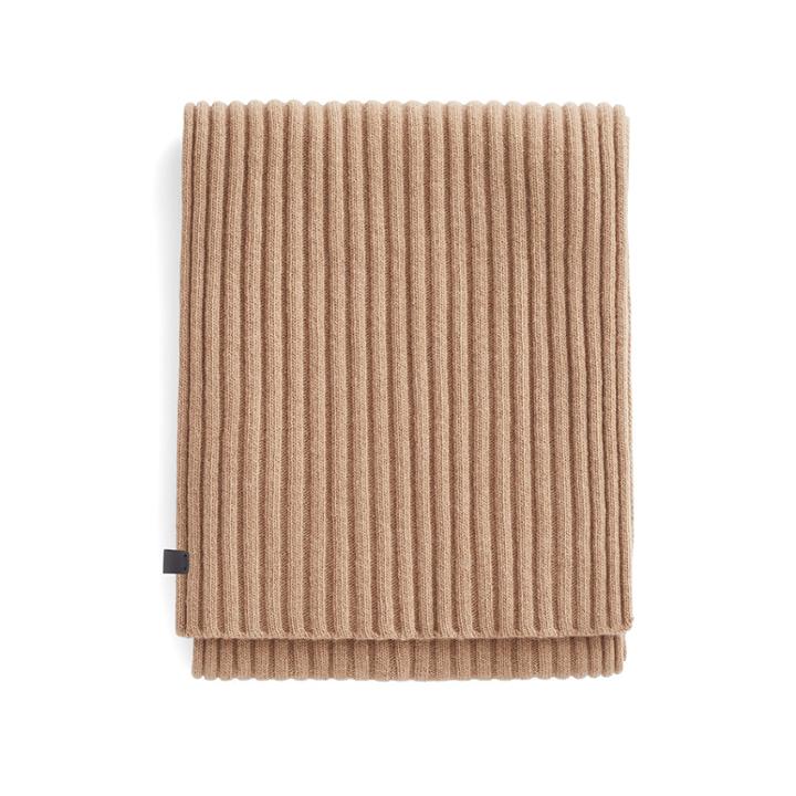 Women's Wool Cashmere Ribbed Scarf In Camel | Wool Cashmere Blend By Cuyana