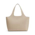 Women's System Tote Bag In Stone | Size: 16 | Pebbled Leather By Cuyana