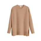 Women's Recycled Crewneck Sweater In Camel | Size: Medium | Cashmere By Cuyana