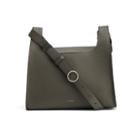 Women's Double Loop Bag In Dark Olive | Pebbled Leather By Cuyana