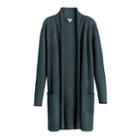 Women's Long Cardigan In Jade | Size: S/m | Single-origin Cashmere By Cuyana