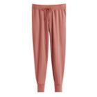 Women's French Terry Tapered Lounge Pant In Passion Fruit | Size: Medium | Organic Cotton Modal Blend By Cuyana