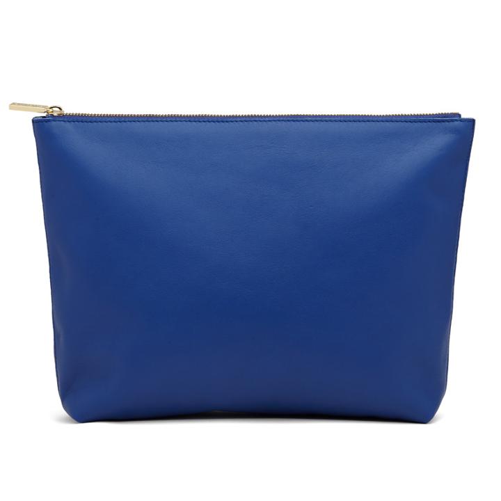 Cuyana Large Leather Zipper Pouch