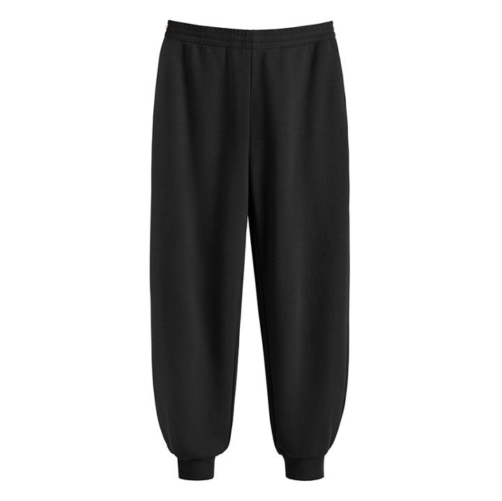 Women's Terry Sculpted Jogger In Black | Size: Large | Organic Terry By Cuyana