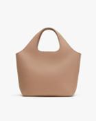 Women's Mini System Tote Bag In Brown | Pebbled Leather By Cuyana