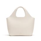 Women's Mini System Tote Bag In Ecru | Pebbled Leather By Cuyana